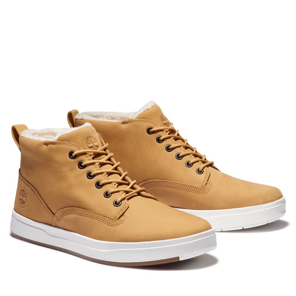 Botas Chukka Masculino - Timberland Davis Square Impermeavel - KHRZL6184 - Marrom